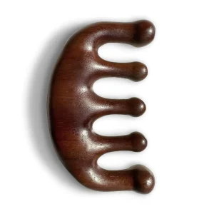 Handmade Natural Green Sandalwood Comb