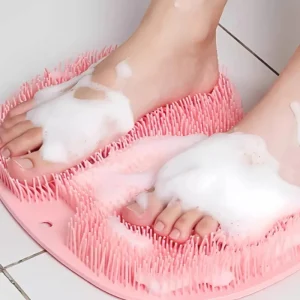 Foot Wash Brush Rub Back with Sucker Brush Bathroom Tool