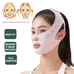 Reusable Adjustable Elastic Night Facial Wrap