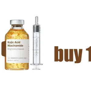 Kojic Acid Niacinamide Whitening Serum Dark Spot Remover, Freckle Mask Fade Scars