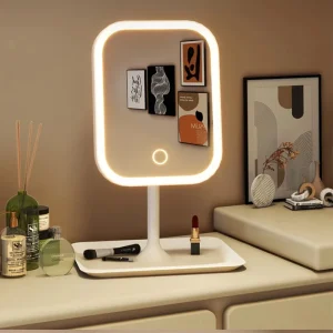 Dimmable Lights Rechargeable Touch Control LED Vanity Mirror