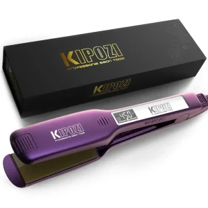 Professional Titanium Flat Iron Hair Straightener and Curling Iron