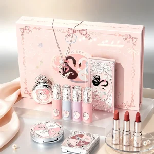 Swan Ballet 9‑Piece Makeup Gift Set for Women & Beginner Students