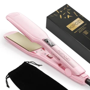 Professional Titanium Flat Iron Hair Straightener and Curling Iron